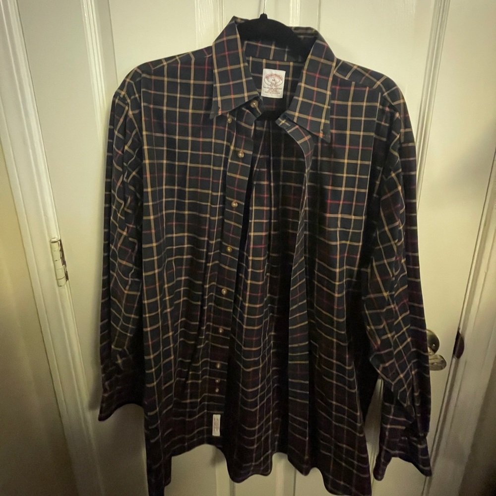 Men’s Plaid Long Sleeve Button Down